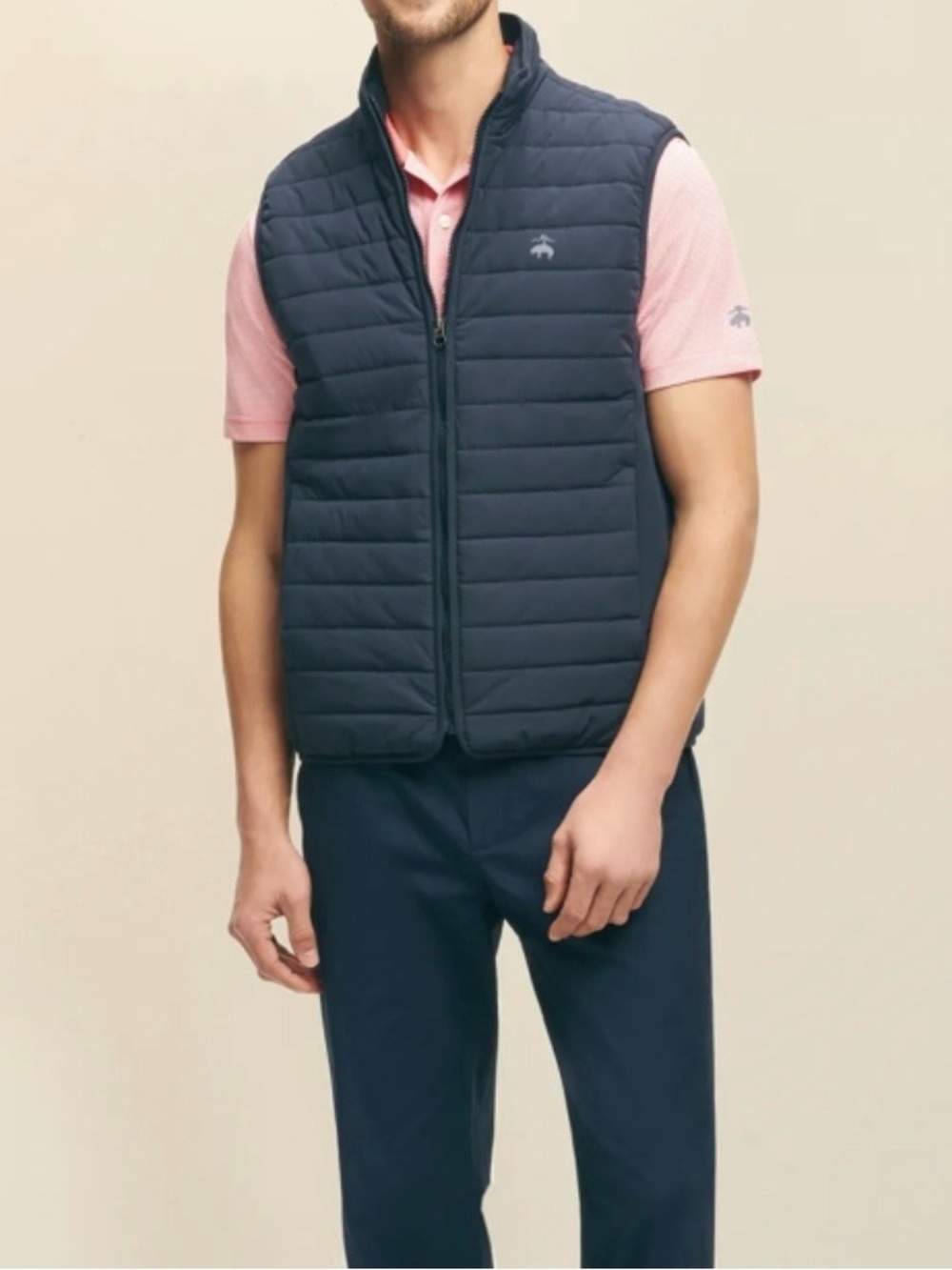 Brooks Brothers Navy Performance Series Vest Sz XL